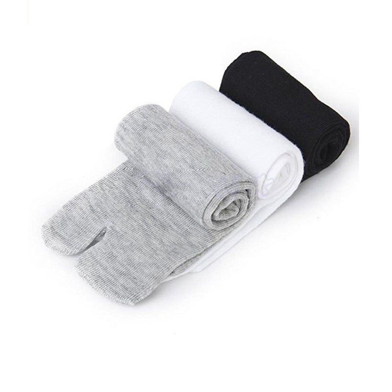 SUNTRADE 3 Pairs Japan Tabi Socks, Split 2 Toe Sandals Ninja Slipper Japanese Kimono - Image 2